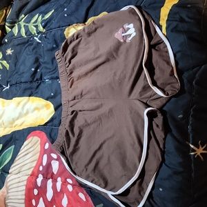 Brown Mushroom Lounge Shorts